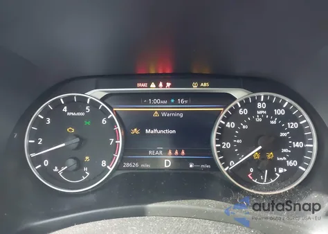 2022 Nissan Sentra Sv Xtronic Cvt z USA, uszkodzony, nr VIN 3N1AB8CVXNY222744